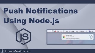 Push Notifications Using Nodejs amp Service Worker [upl. by Borries]