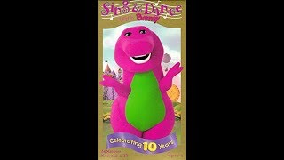 Sing And Dance With Barney 1999 VHS [upl. by Guyer598]