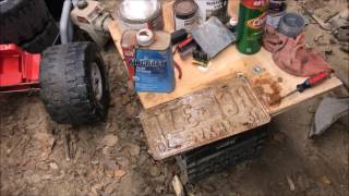 license plate restoration how to DIY do it yourself [upl. by Kreiker]