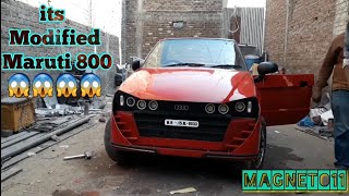 maruti 800 to sports car  Best ever modified maruti 800  MAGNETO11 [upl. by Biddle]