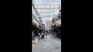 Namdaemun Market Seoul South Korea  HD POV [upl. by Fields]