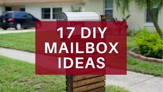 17 Easy DIY Mailbox Ideas  Decorative Mailbox Designs [upl. by Darb]