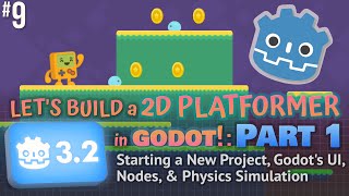 Godot 32 Lets Build a 2D Platformer Part 1 godotengine [upl. by Samid237]