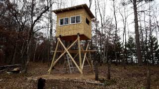 How to Build a Hunting Stand Slide Show [upl. by Vasiliki112]