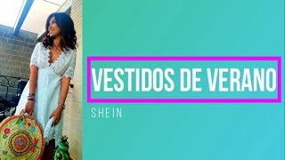 VESTIDOS DE VERANO LOS MÁS BONITOS Shein [upl. by Annahael788]