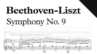 BeethovenLiszt  Symphony No 9 Op 125 Sheet Music Piano Reduction [upl. by Azenav]