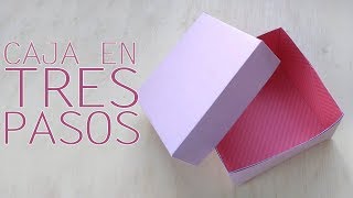 Caja de cartón en tres pasos │Candy Bu [upl. by Kathi]