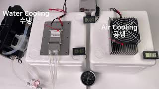 Peltier with Water Cooling VS Air Cooling Performance test Advantages amp Disadvantages [upl. by Aicelav]