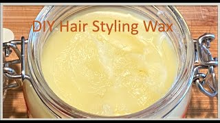 DIY Hair Styling BeeswaxHairwax [upl. by Ecirahs]