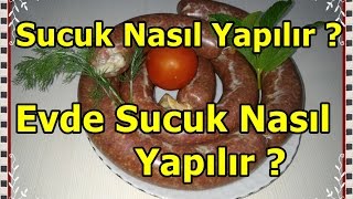 Sucuk Nasıl Yapılır  Evde Sucuk nasıl yapılır  Kolay Sucuk yapım tarifi [upl. by Wong]