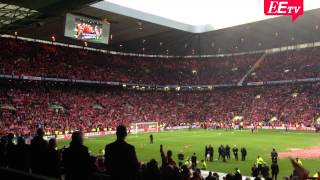 Dons fans sing Northern Lights of Old Aberdeen at Scottish League Cup final [upl. by Kauslick]