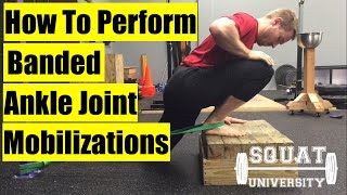 Banded Joint Mobilizations for Stiff Ankles [upl. by Rankin]