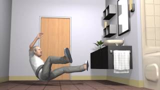 Wearable airbag protects elderly people from falls [upl. by Arney]