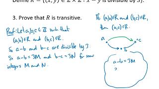 Equivalence Relations Sample Problems [upl. by Bardo]