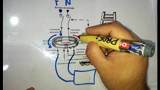 5 Funcionamiento de Disyuntor Diferencial Monofasico [upl. by Eeuqram]