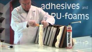 How to use hand held Expanding PU foam [upl. by Iroc]