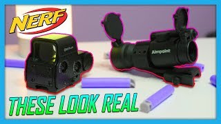 Realistic Tactical Nerf Scopes and Gear [upl. by Notyarb]