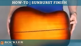 HowTo Sunburst Guitar Finish [upl. by Jeffie]