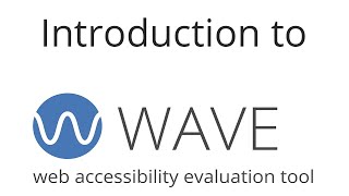 Introduction to WAVE [upl. by Ollehcram]