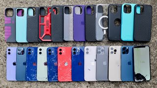 Top 12 iPhone 1212 Pro Cases Drop Test Most Durable Case [upl. by Enirual606]