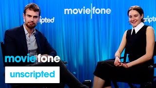 Insurgent  Unscripted  Shailene Woodley Theo James [upl. by Norrehs977]