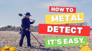 How To Use A Metal Detector  5 Tips On How To Metal Detect [upl. by Suinotna]