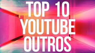 Top 10 YouTube Outro Video Templates Editable [upl. by Indys402]