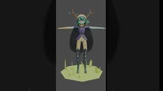 Adventure Time  Huntress Wizard  3D Model  Fanart [upl. by Nyved]