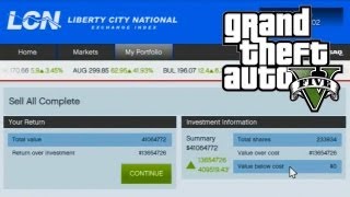 GTA 5  How to Make Money Using The Stock Market Guide GTA V [upl. by Ahasuerus]