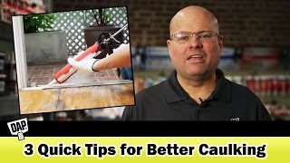 3 Tips for Better Caulking and Sealing from DAP  HowTo [upl. by Bevin78]