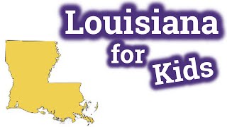 Louisiana for Kids  US States Learning Video [upl. by Lietman139]