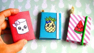 DIY MINI NOTEBOOKS  Makkelijke Kawaii Notitieboekjes How to [upl. by Leasa]