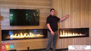 Napoleon Luxuria vs Vector Series Linear gas fireplace what is the difference [upl. by Airotciv]