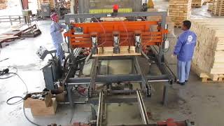 Fully Automated Pallet Nailing Machine [upl. by Niamor885]