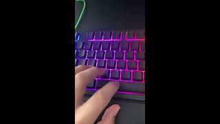 Razer Ornata V2 Gaming Mechanical Keyboard Sound Test [upl. by Nickey]