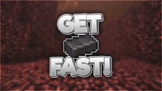 How to Get Netherite FAST amp EASY Minecraft Simple Auto Mining Machine JAVA 119 [upl. by Beach87]