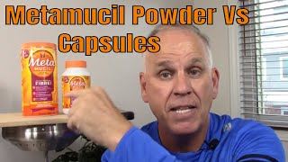 Metamucil Powder Vs Metamucil Capsules review141video2018 [upl. by Erine]