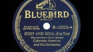 1940 HITS ARCHIVE Body And Soul  Coleman Hawkins [upl. by Keary]