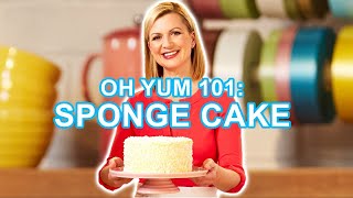 Professional Baker Teaches You How To Make SPONGE CAKE LIVE [upl. by Notlok566]