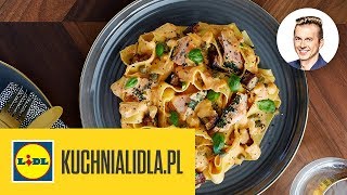 PAPARDELLE Z PIECZONYM ŁOSOSIEM 🍜  Karol Okrasa amp Kuchnia Lidla [upl. by Trilley5]