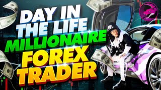 Day in The Life  MILLIONAIRE FOREX TRADER AT AGE 20 [upl. by Bocaj]