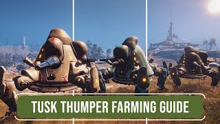 How to Always Find and Kill Tusk Thumpers in the Plains of Eidolon  Warframe [upl. by Vachel855]