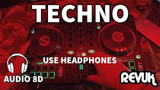 8D Techno Mix  8D AUDIO USE HEADPHONES [upl. by Einrae333]