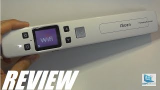 REVIEW MUNBYN iScan WiFi Portable Scanner A4 1050DPI 16G [upl. by Annuahs889]