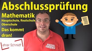 Abschlussprüfung Mathematik 2019  Das kommt dran Hauptschule Realschule Oberschule [upl. by Allbee]