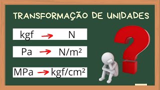 Transformação de unidade fácil e rápido kgfcm² MPa e kN [upl. by Eilujna]