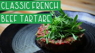 Classic French Beef Tartare  TCV [upl. by Imehon]