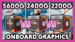 AMD Ryzen 5600g vs 2400g vs 2200g Benchmark [upl. by Duck744]