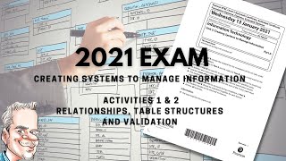 BTEC Level 3 Database 2021 Exam  Part A  Walk through [upl. by Matilda]