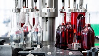 Winemaking How the Wine Bottling Line Works [upl. by Aracal559]